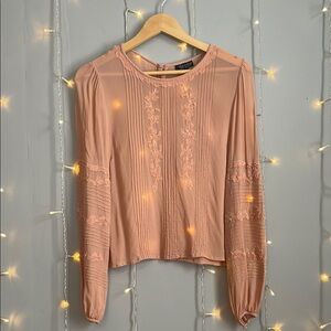 Elegant Peach Blouse